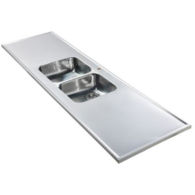 Diamond 2115x600mm, double sink middle