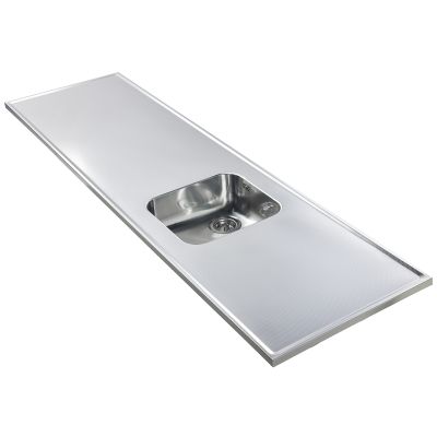 Diamond 2215x600mm, single sink right from middle