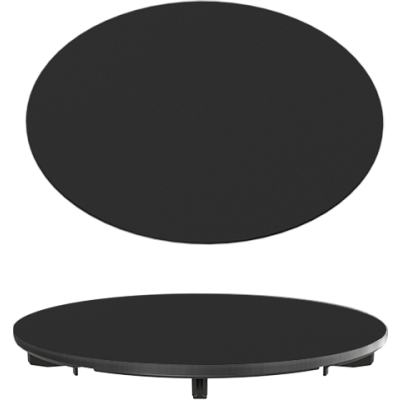 Coverplate Nero Black